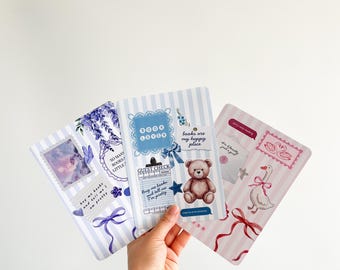 Collage E-reader Inserts For Kindle: Striped EReader Decoration