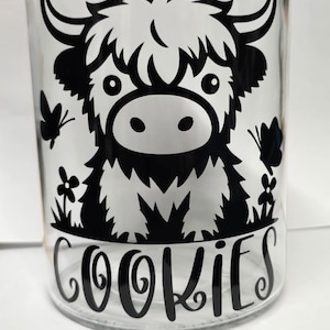 Highland Cow Cookie Jar, Cows, Highland, Cookie, Jars