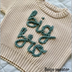 Big Bro Pullover | Big Sis Pullover | Übergroßer Pullover | Schwangerschaftansage | Babymitteilung | Schwester | Großer Bruder | Neues Schätzchen