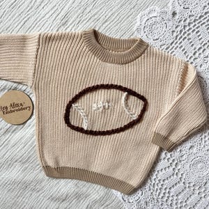 Football Sweater | Football Sunday Outfit | NFL | Football Outfit |  Baby Sweater | Baby Gift | Sunday Funday | Football