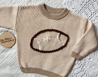 Football Sweater | Football Sunday Outfit | NFL | Football Outfit |  Baby Sweater | Baby Gift | Sunday Funday | Football