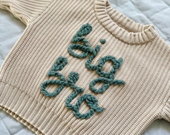 Big Sis Sweater | Big Bro Sweater | Embroidered Sweater | Toddler Outfit | Baby Announcement | Big Sister Sweater | Big Brother Sweater
