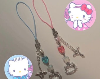 Hello Kitty & Angel Phone Charms