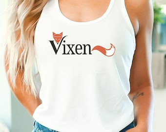 Hotwife Vixen Swinger Tank Top - Bold Vixen Design for Playful Nights