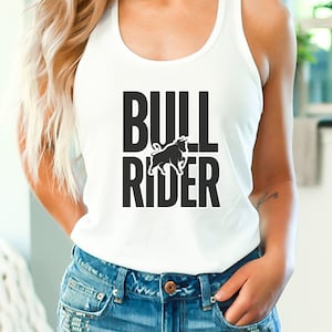 Bull Rider Tank Top for Adult Swinger Lifestyle - BBC QOS Bull Rider Shirt