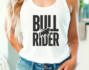 Bull Rider Tank Top for Adult Swinger Lifestyle - BBC QOS Bull Rider Shirt