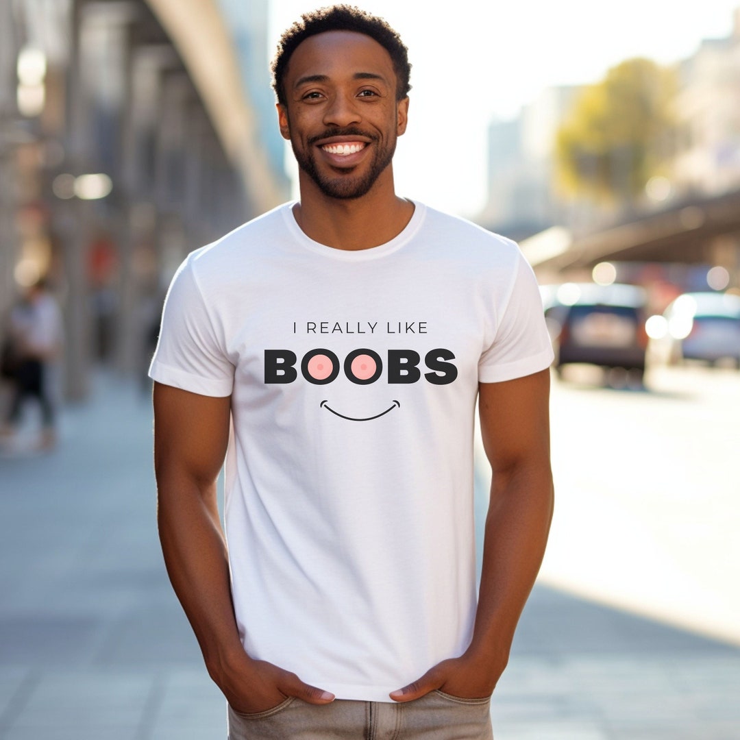 Funny Boobs T-shirt With Nipple O's Hilarious Adult Humor Shirt - Etsy