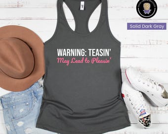 Flirty Vixen Shirt for Swinger Parties Teasing Pleasing Warning Teasing May Lead to Pleasing Hotwife Lifestyle Even Tee