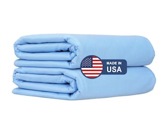 2 Pack - Premium Bed Pads Heavy Duty Reusable Underpads Washable in Blue 34x36 Large