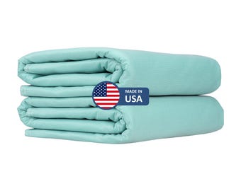 2 Pack - Premium Bed Pads Heavy Duty Reusable Underpads Washable in Green 34x36 Large