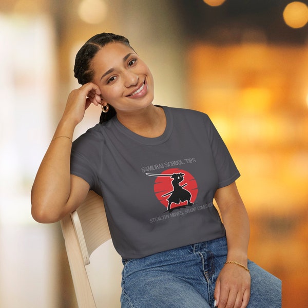 Unisex Bushido Samurai T-Shirt, Samurai Warrior Shirt, Karate Kid T-Shirt, Japanese Style Streetwear