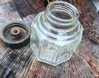 Antique Sanfords glass inkwell