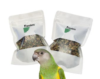 Freeze-dried Pellets and Veggies bird chop blend for medium sized parrots Friendens Pets food