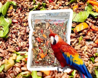 Pepper Picnic freeze-dried chop for medium and large parrots Friendens Pets bird food