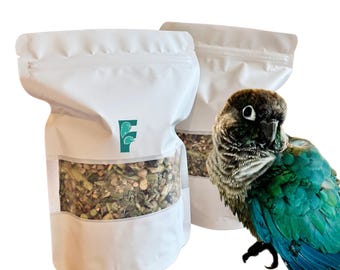 Green Cheek Conure Chop - Forest Forage - Species Specific Freeze Dried Parrot Food