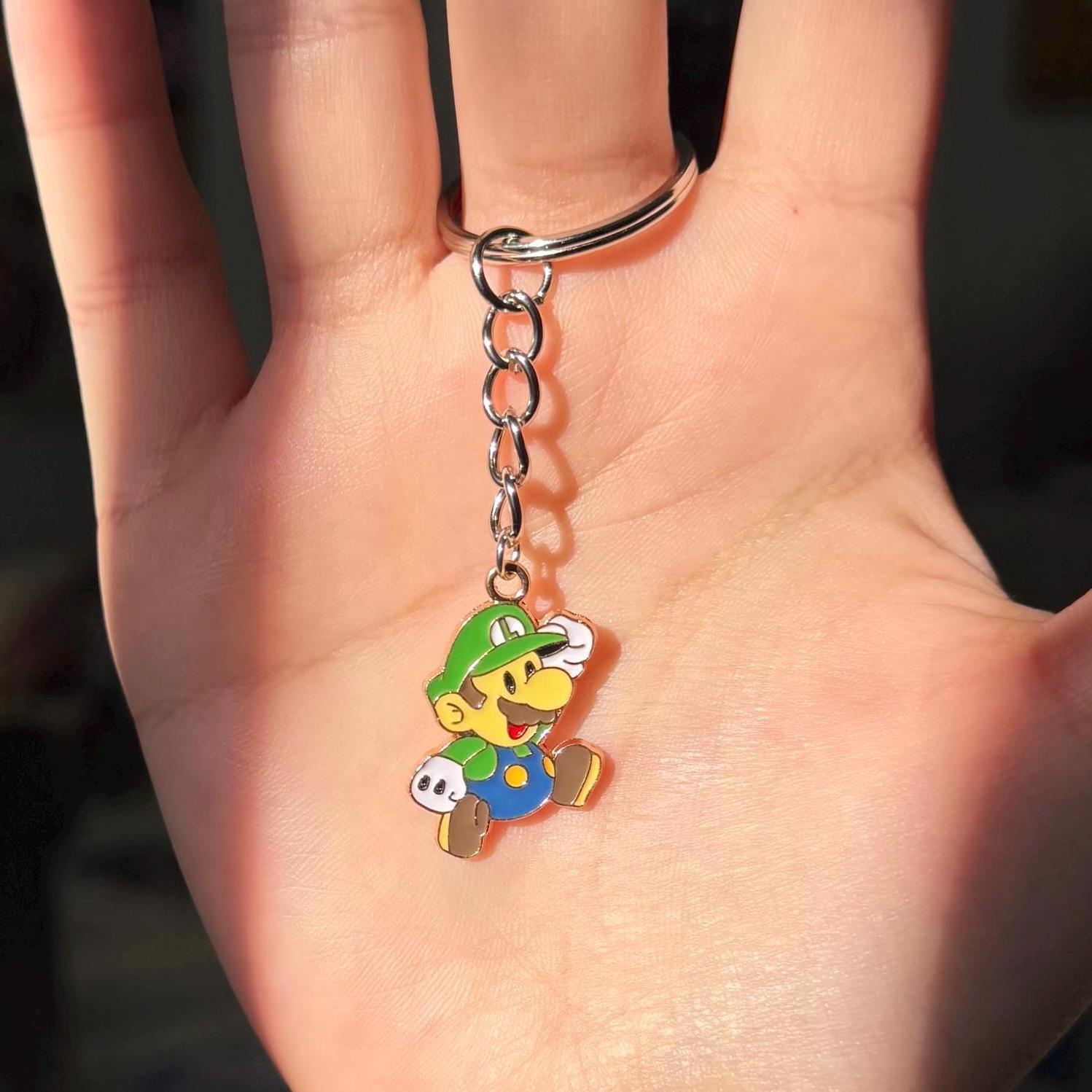Mario and Luigi Keychains - Etsy