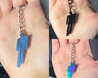 Billie Eilish Blohsh Inspired Stainless Steel Keychains