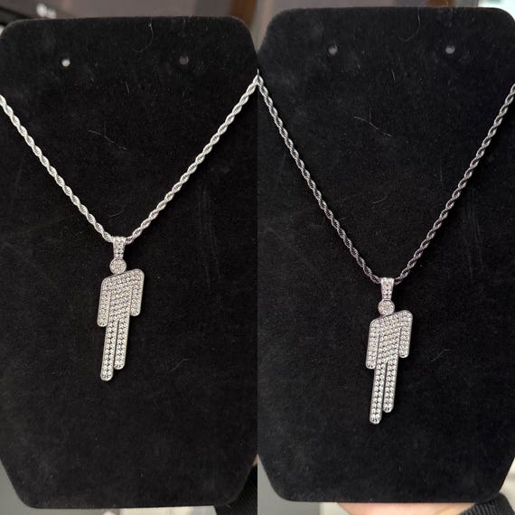 Billie Eilish Blohsh Inspired Pendant Stainless Steel and Alloy
