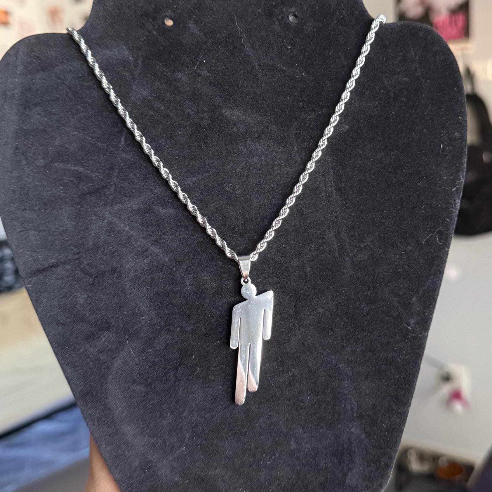 Billie Eilish Blohsh Multicolor Stainless Steel Inspired Necklaces