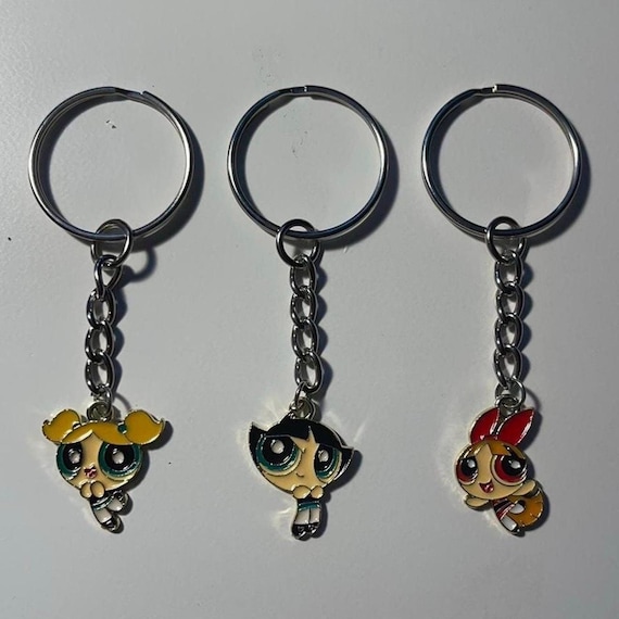 Power Puff Girls Matching Keychain Sets