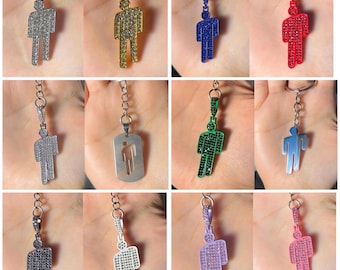 Billie Eilish Blohsh Inspired Keychains