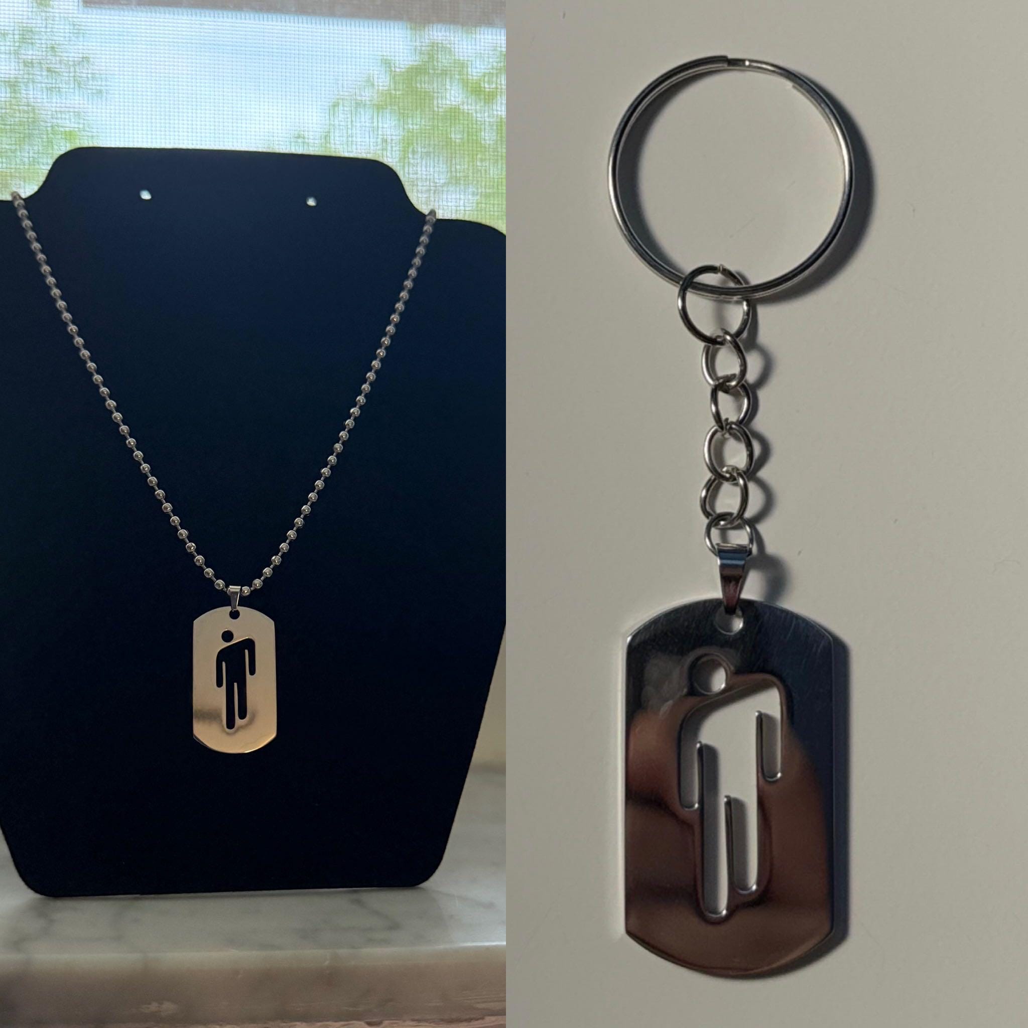 Billie Eilish Blohsh Dog Tag