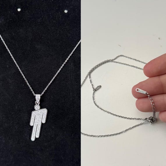 Billie Eilish Blohsh Inspired Stainless Steel Pendant Necklace - Etsy