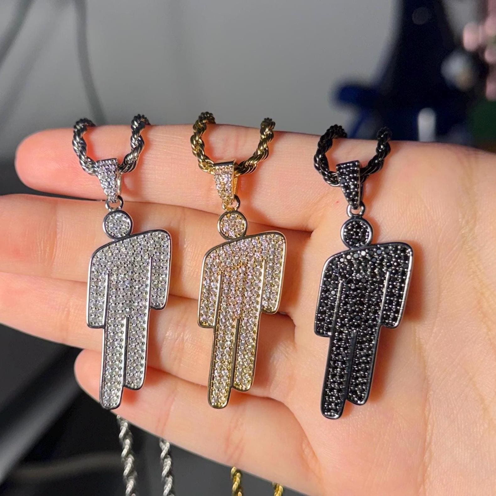 Billie Eilish Blohsh Inspired Stainless Steel Pendant Necklace - Etsy