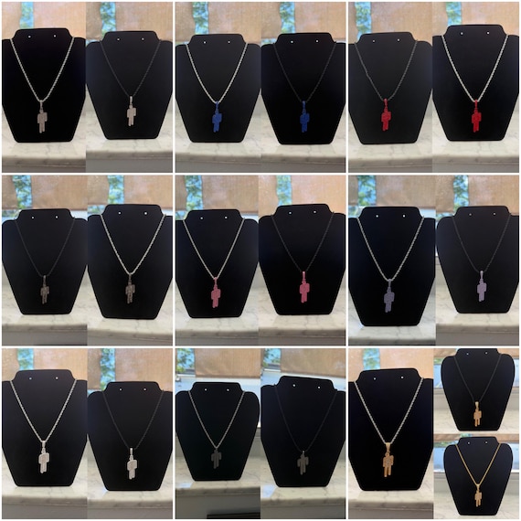 Billie Eilish Blohsh Inspired Pendant Stainless Steel And Alloy Necklace