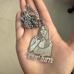 Billie Eilish Your Turn Inspired Stainless Steel Necklace Photo