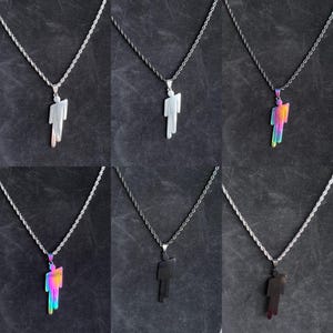 Black Billie Eilish Blohsh Necklace - Etsy