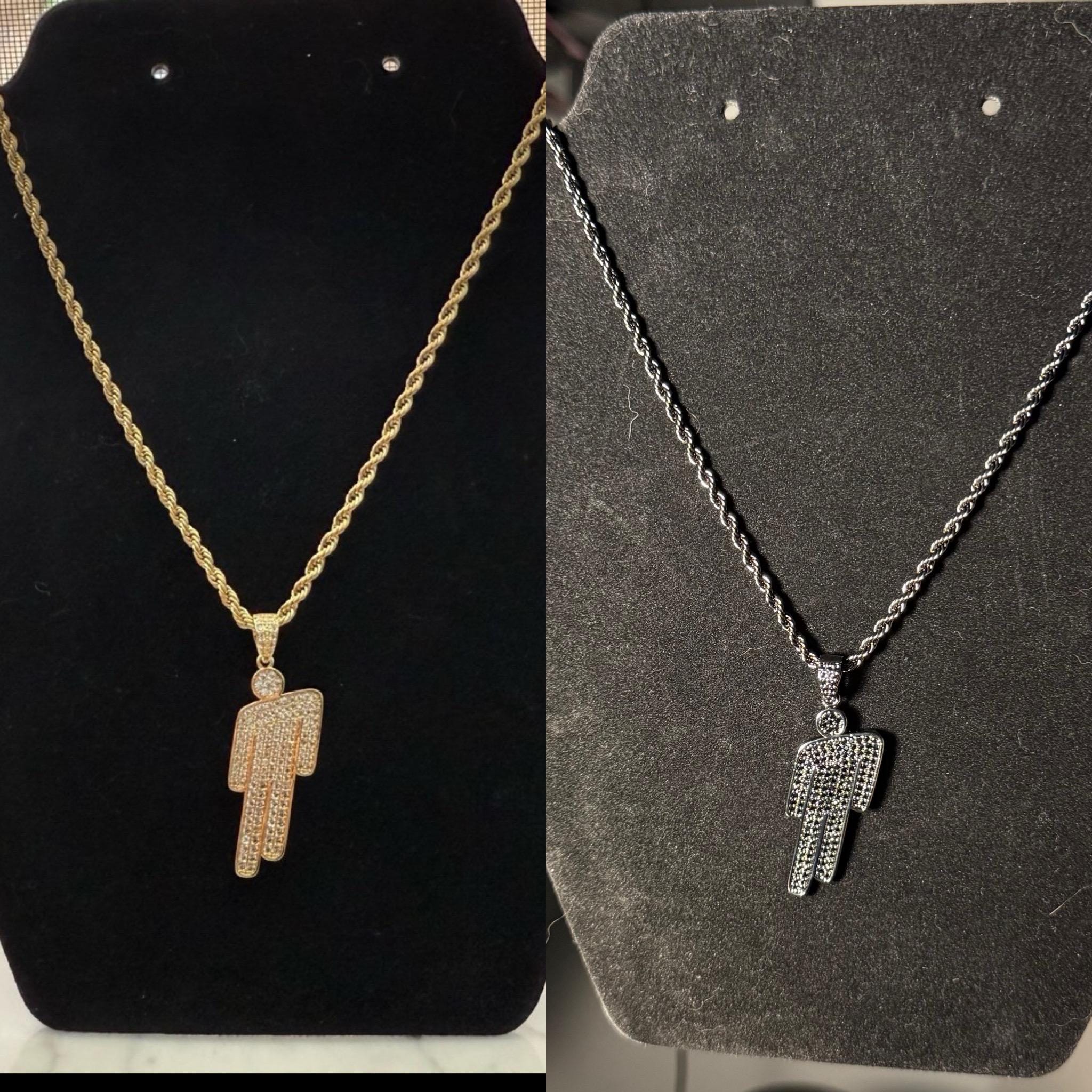 Billie Eilish Blohsh Inspired Stainless Steel Pendant Necklace - Etsy