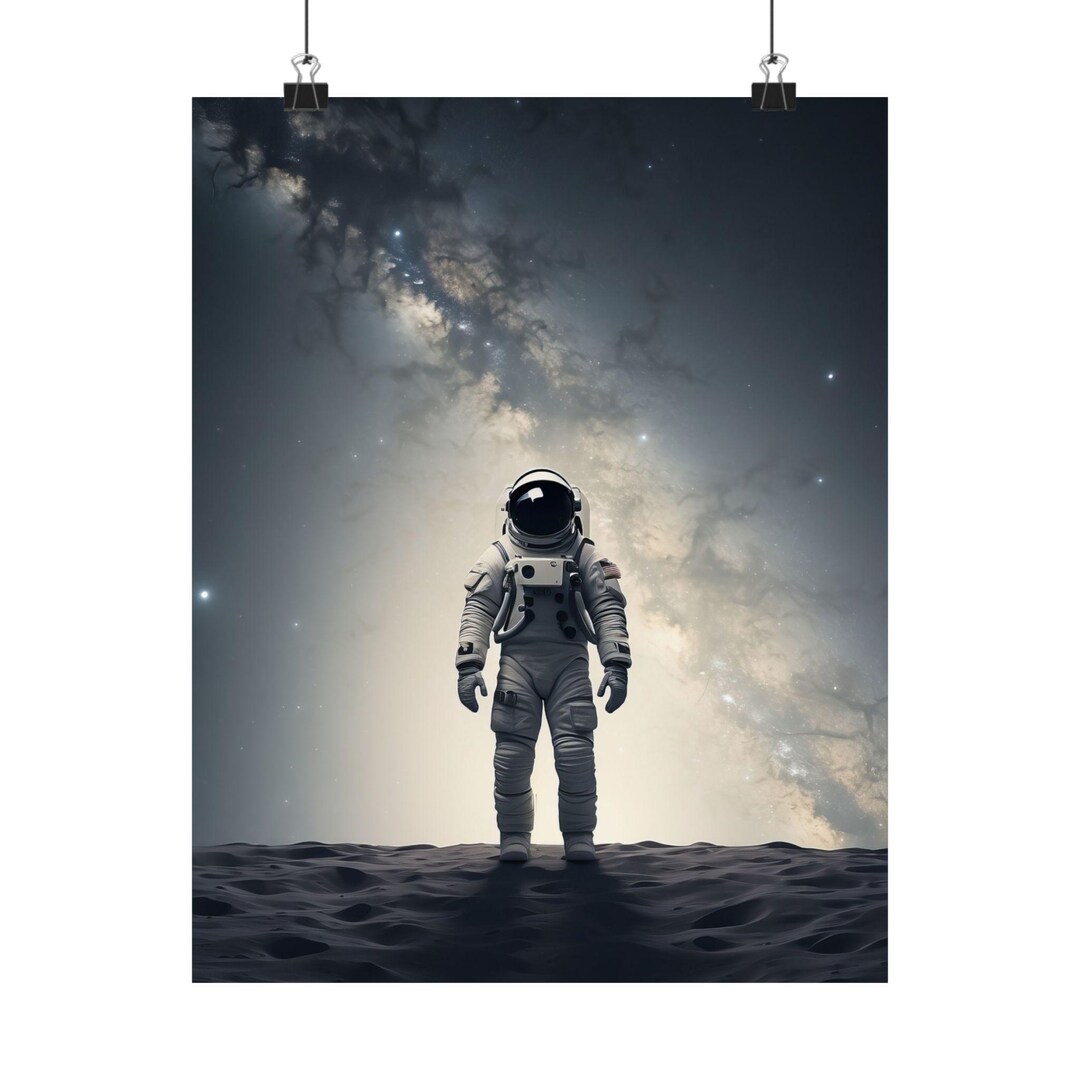 Unique Outer Space Wall Art Poster Astronauts, Nebulas, and Spaceships ...