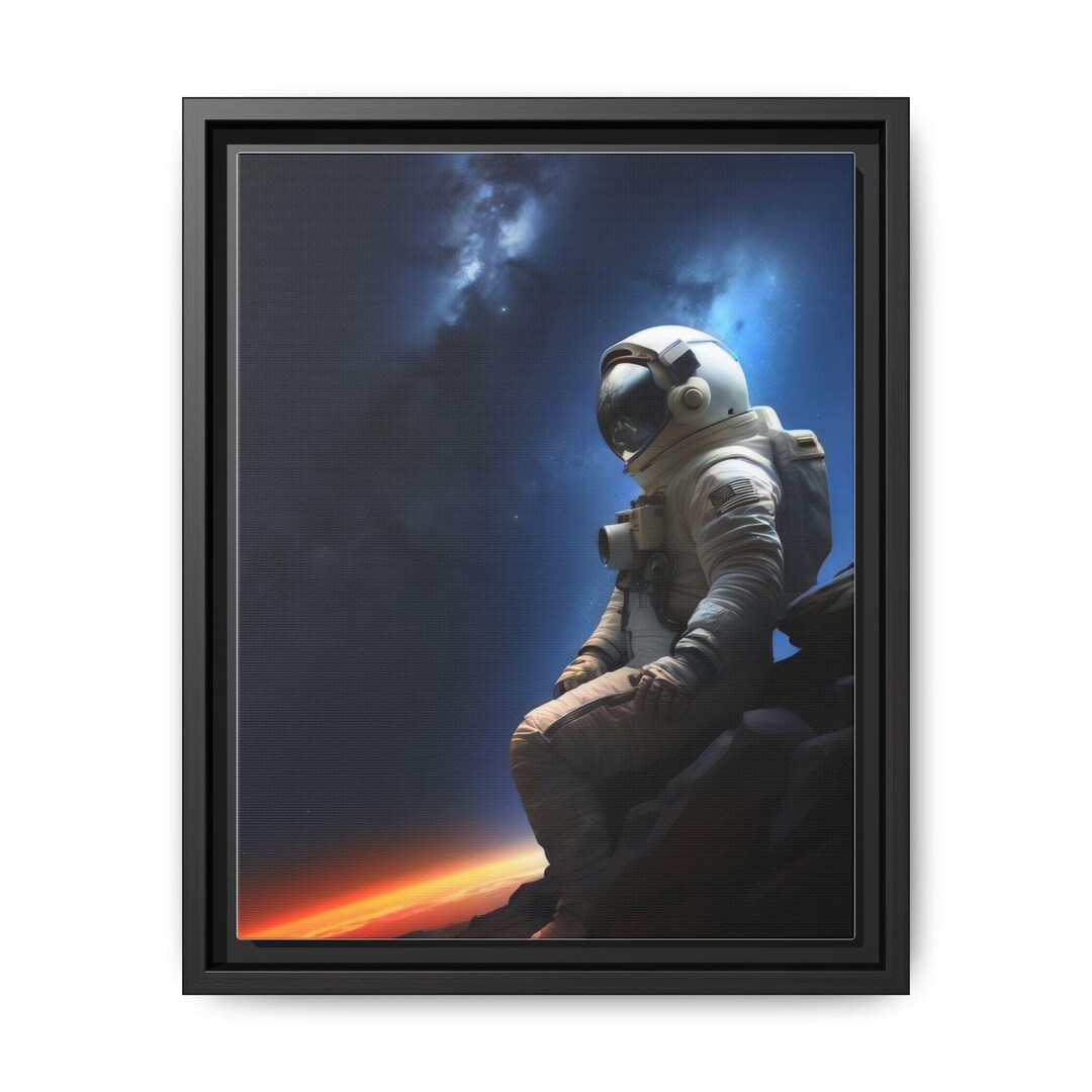 Unique Outer Space Wall Art Poster Astronauts, Nebulas, and Spaceships ...
