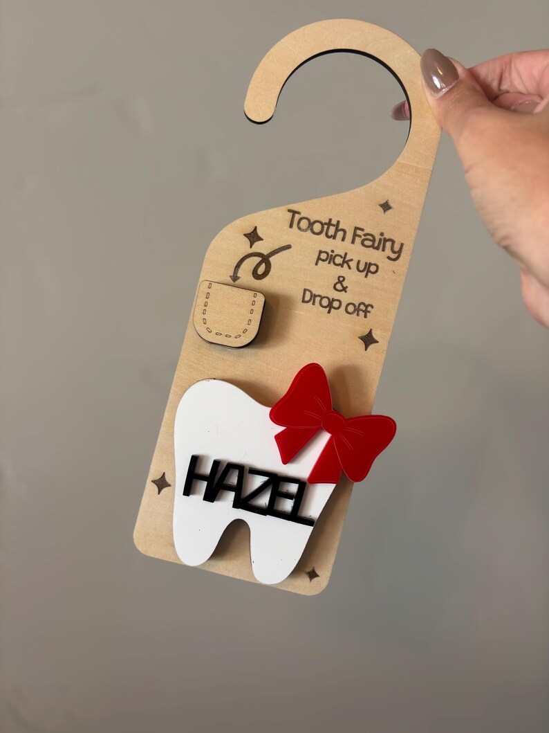 Tooth Fairy Door Hanger | Tooth Fairy Pick up and Drop off ...