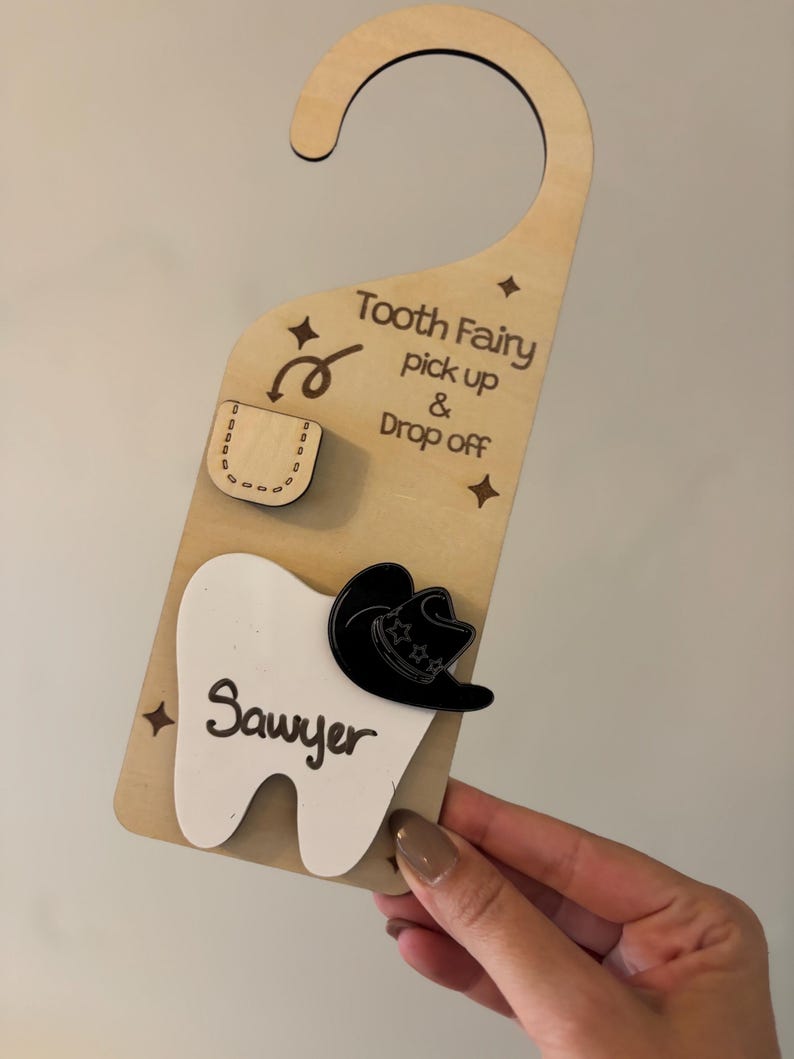 Tooth Fairy Door Hanger | Tooth Fairy Pick up and Drop off ...