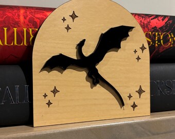 Bookshelf trope sign | Bookish decor| Book lover gift  | Wood Shelf signs| Bookish Gift