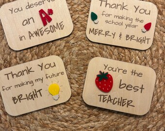 Teacher Gift Card Holder  | Teacher Appreciation Gifts | Thank you gift
