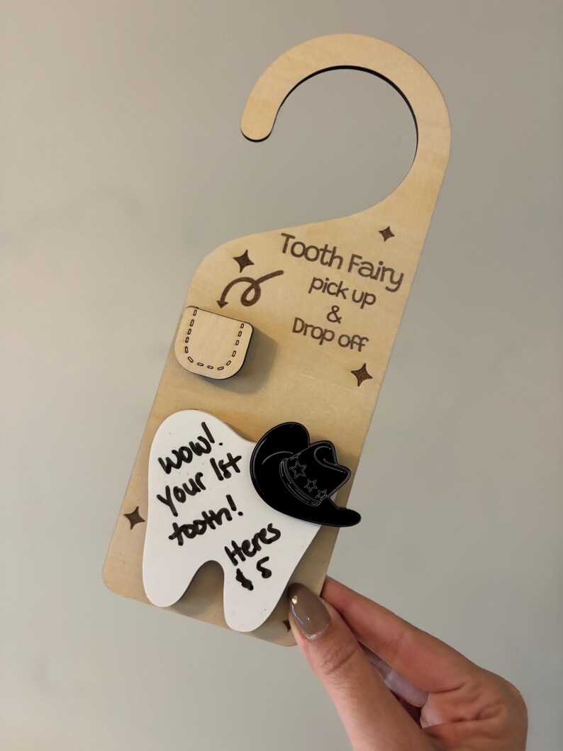 Tooth Fairy Door Hanger | Tooth Fairy Pick up and Drop off ...