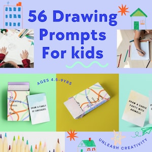 Tekenaanwijzingen voor kinderen | Creatieve ideeën | Tekenoefening | Kaartspellen | inspiratie inspireren | Kunstzinnige kinderkunst