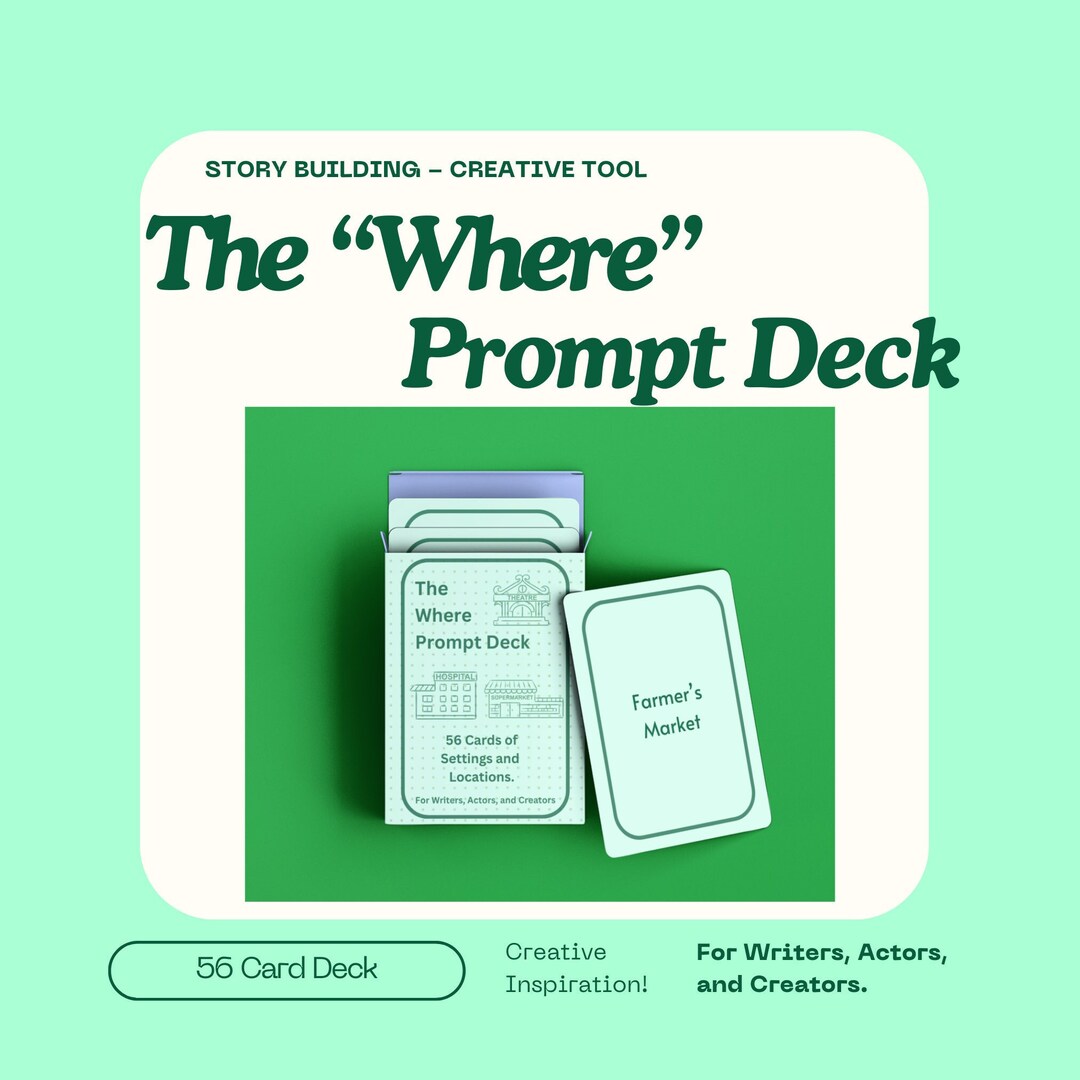 The Where Card Deck | Creative Prompts | Story Building | Prompts ...