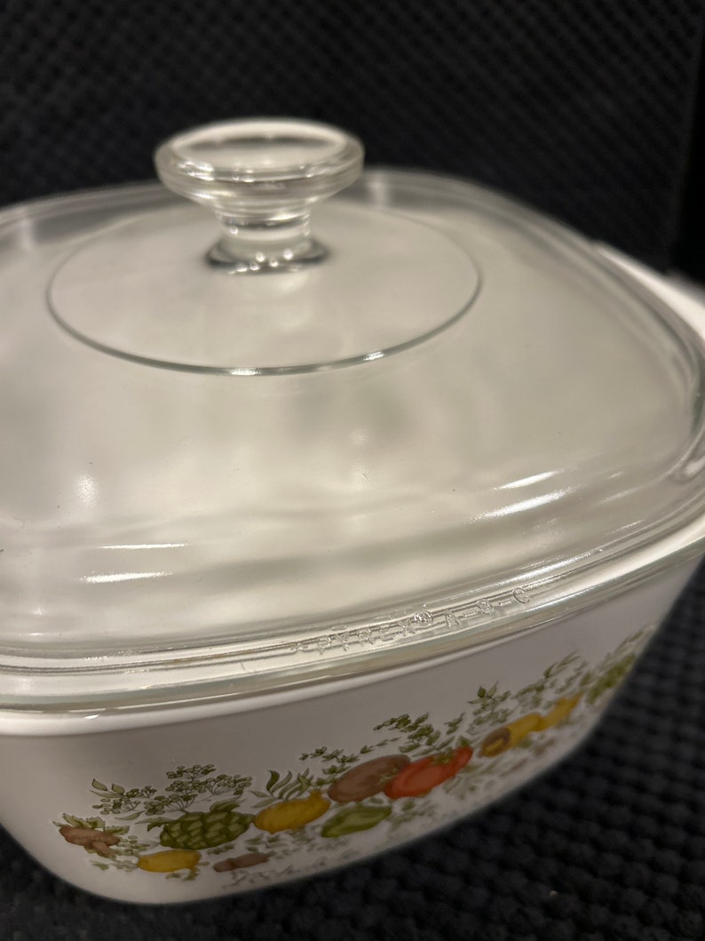 Rare CorningWare LEchalote La Majolaine, Spice of Life 3 LITER A-3-B 88.5 image 2