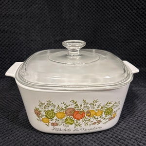 Rare CorningWare LEchalote La Majolaine, Spice of Life 3 LITER A-3-B 88.5 image 1