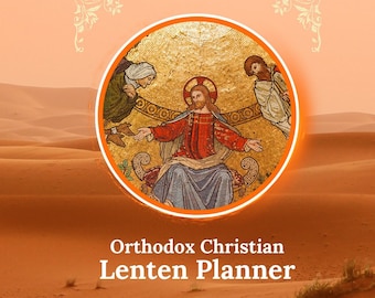 Orthodox Christian Lenten Planner --Daily planner for Lent and Pascha