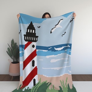 Rêves de phares ! Couverture numérique au crochet C2C