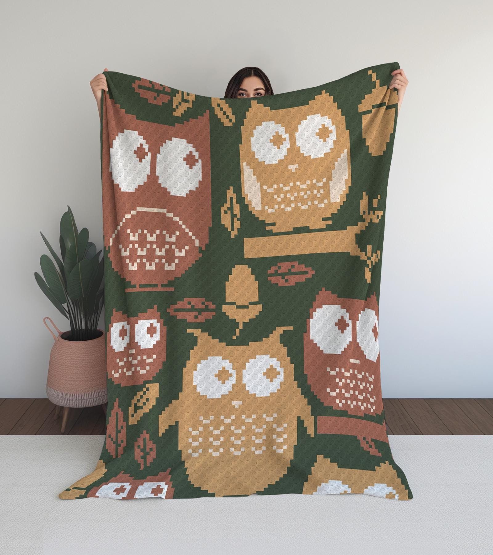24 Owl Blanket Crochet Patterns for Cozy Gifting and Woodland Charm 23 Enchanting Woodland Owls