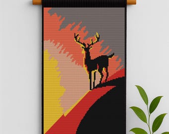 Gehaakt wandtapijtpatroon Ash Kingdom: SJM Inspired Fantasy Graphgan (pdf-download)