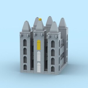 Templo de Salt Lake City (626 piezas) *SOLO instrucciones* kit completo disponible próximamente