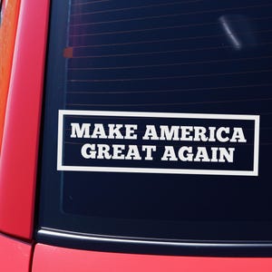 Make America Great Again Sticker MAGA Decal 47 Donald Trump sticker Pro Donald Trump decal Republican conservative decal Trump America Gift