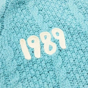 Vintage-Vibes: Blaue Strick-Cardigans Herbst-Chic für Frauen, koreanischer Y2K-Stil, lange Ärmel, geknöpfte Wärme, handgefertigte Konzert-Strickwaren Bild 5